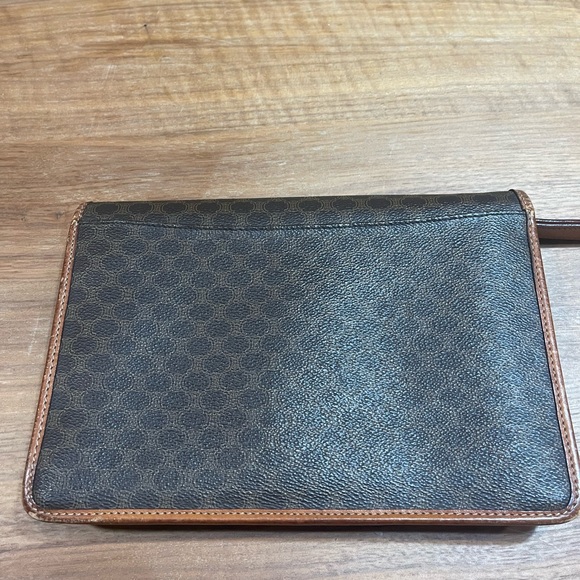 Vintage Celine Macadam canvas clutch bag - Picture 7 of 16